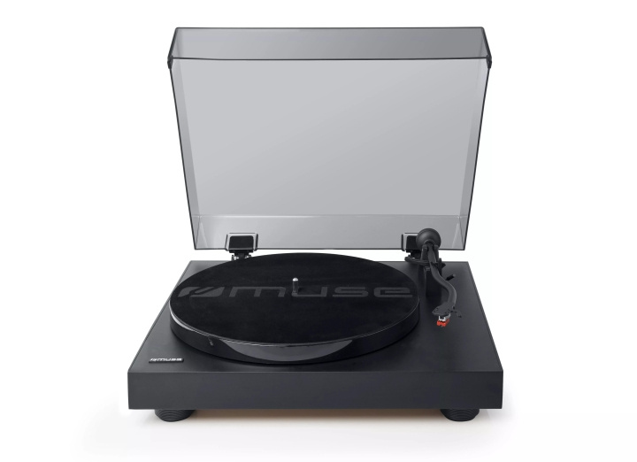 MUSE MT-105 B Turntable USB Classic look i gruppen HEMELEKTRONIK / Ljud & Bild / Hemmabio, HiFi & Bärbart / Kompaktstereo & Skivspelare hos TP E-commerce Nordic AB (C59944)