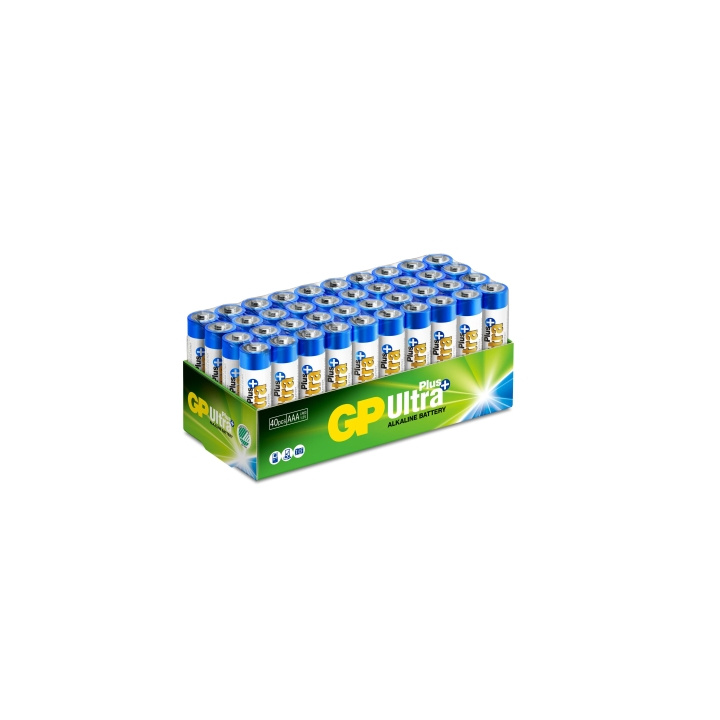 GP Ultra Plus Alkaline AAA 40 Pack (S) i gruppen HEMELEKTRONIK / Batterier & Laddare / Batterier / AAA hos TP E-commerce Nordic AB (C59982)