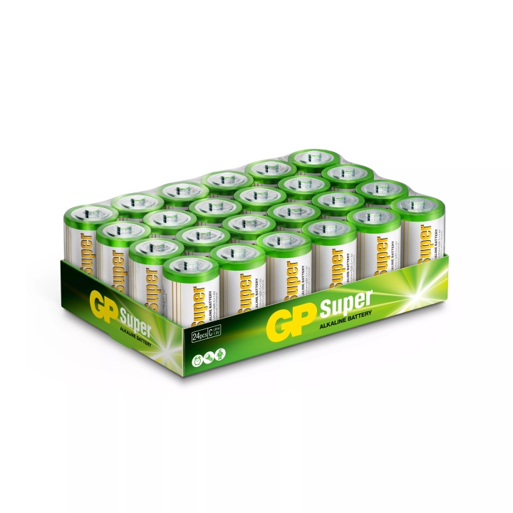 GP Super Alkaline C 24 Pack (S) i gruppen HEMELEKTRONIK / Batterier & Laddare / Batterier / Övriga hos TP E-commerce Nordic AB (C59989)