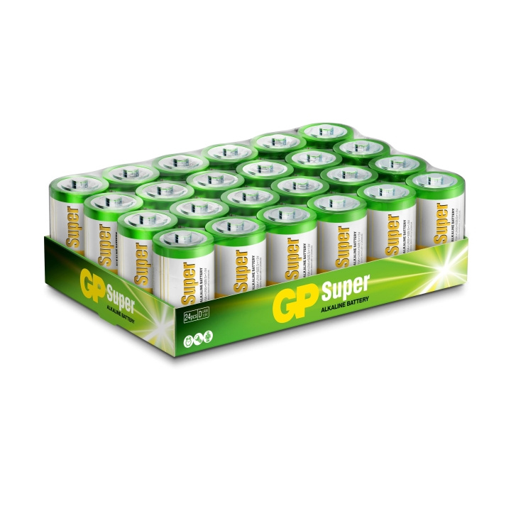 GP Super Alkaline D 24 Pack (S) i gruppen HEMELEKTRONIK / Batterier & Laddare / Batterier / Övriga hos TP E-commerce Nordic AB (C59991)