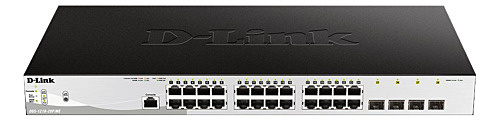 D-Link 28-Port Gigabit PoE Metro Ethernet Switch i gruppen DATORER & KRINGUTRUSTNING / Nätverk / Switchar / 10/100/1000Mbps hos TP E-commerce Nordic AB (C60057)