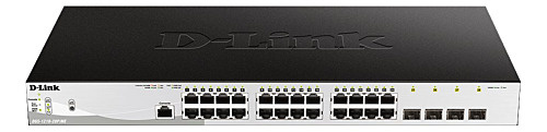 D-Link 28-Port Gigabit PoE Metro Ethernet Switch i gruppen DATORER & KRINGUTRUSTNING / Nätverk / Switchar hos TP E-commerce Nordic AB (C60057)