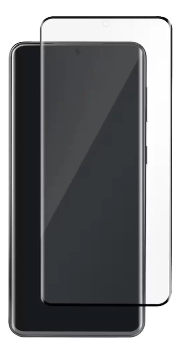 panzer Galaxy S21 Ultra Curved Glass black i gruppen SMARTPHONE & SURFPLATTOR / Mobilskydd / Samsung hos TP E-commerce Nordic AB (C60258)
