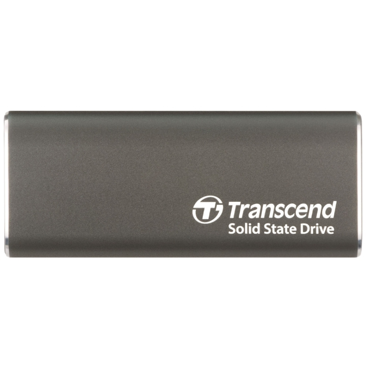 Transcend Portabel SSD ESD256C USB-C 2TB 10Gbps (R1050/W950 Mb/s) Aluminium i gruppen DATORER & KRINGUTRUSTNING / Datortillbehör / Externa hårddiskar hos TP E-commerce Nordic AB (C60283)