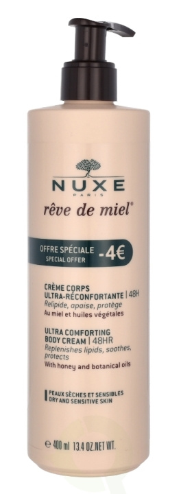 Nuxe Reve De Miel Ultra Comforting Body Cream 400 ml i gruppen SKÖNHET & HÄLSA / Hudvård / Kroppsvård / Body lotion hos TP E-commerce Nordic AB (C60309)
