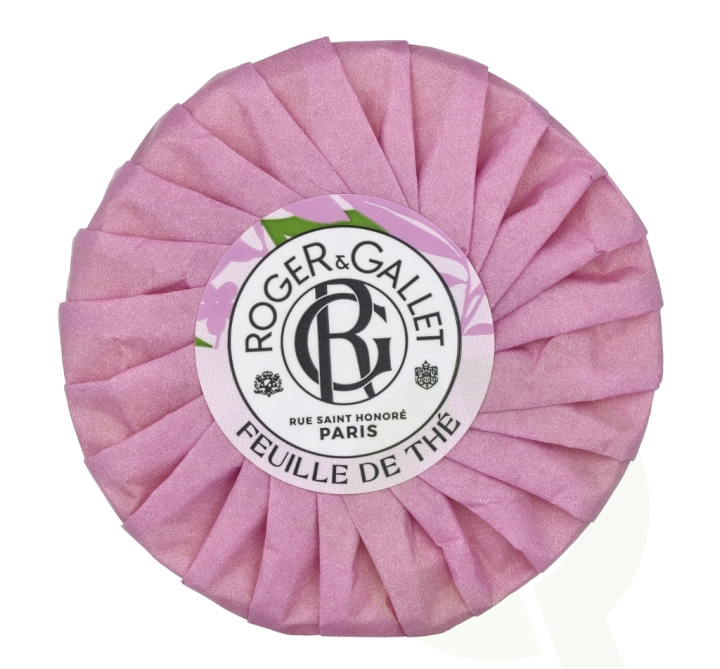 Roger & Gallet Feuille De The Soap Bar 100 g i gruppen HEM, HUSHÅLL & TRÄDGÅRD / Badrum / Övrigt hos TP E-commerce Nordic AB (C60337)