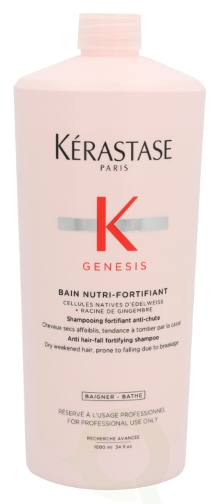 Kerastase Genesis Fort. Anti Hair-Fall Shampoo 1000 ml i gruppen SKÖNHET & HÄLSA / Hår & Styling / Hårvårdsprodukter / Schampo hos TP E-commerce Nordic AB (C60396)