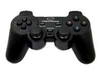 Esperanza Gamepad PC Sony PS2 och PS3 Svart i gruppen HEMELEKTRONIK / Spelkonsoler & Tillbehör / Sony PlayStation 2 hos TP E-commerce Nordic AB (C60428)