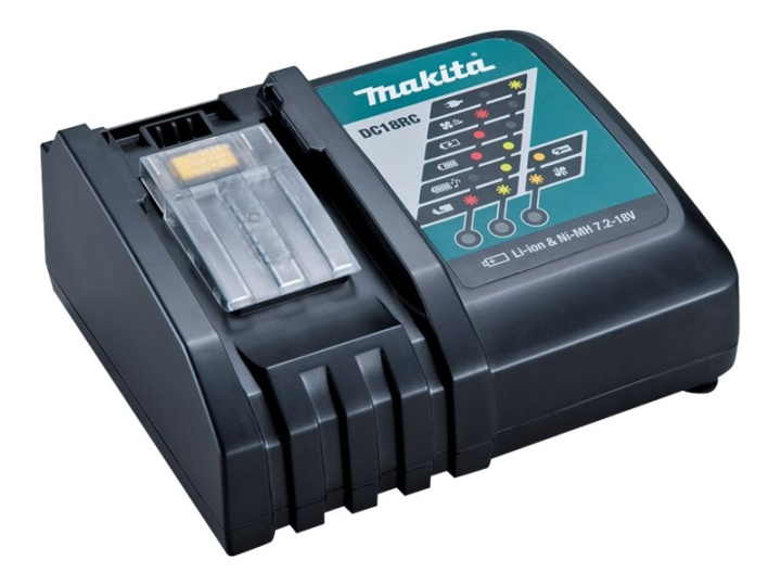 Makita DC18RC Batteriladdare i gruppen HEM, HUSHÅLL & TRÄDGÅRD / Verktyg / Batterier till Elverktyg / Makita hos TP E-commerce Nordic AB (C60440)