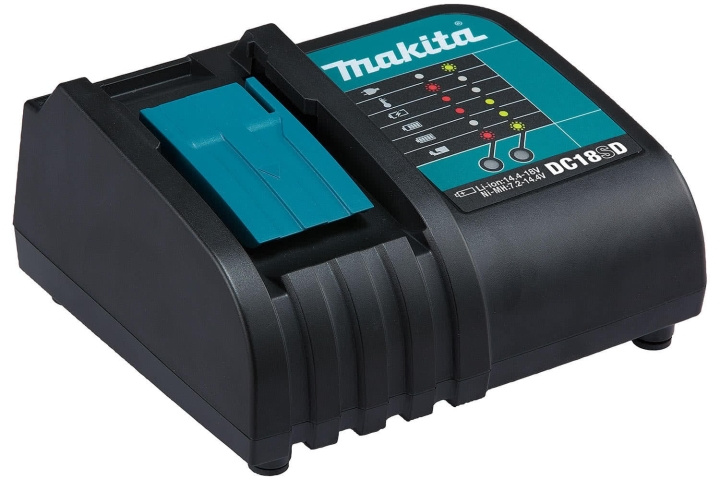 Makita DC18SD Batteriladdare i gruppen HEM, HUSHÅLL & TRÄDGÅRD / Verktyg / Batterier till Elverktyg / Makita hos TP E-commerce Nordic AB (C60487)