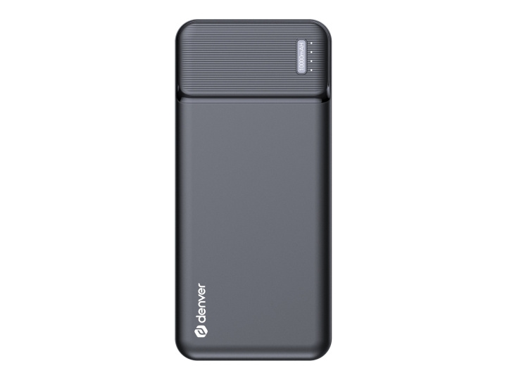 Denver Powerbank 10000mAh Sort i gruppen SMARTPHONE & SURFPLATTOR / Laddare & Kablar / Powerbanks hos TP E-commerce Nordic AB (C60515)