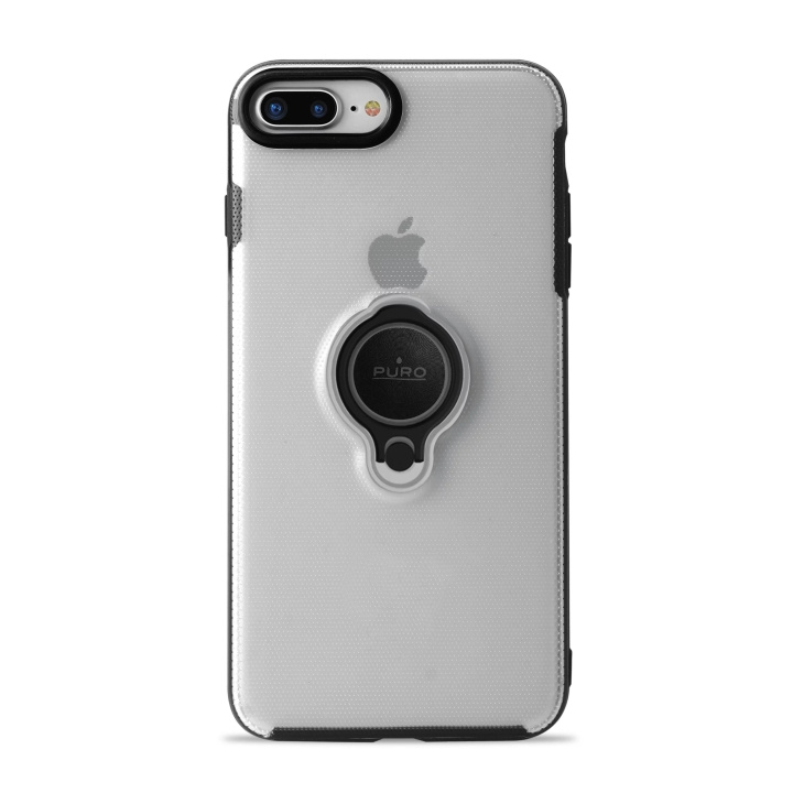 Puro iPhone 8/7 Plus, Magnet Ring Cover, transparent i gruppen SMARTPHONE & SURFPLATTOR / Mobilskydd / Apple / iPhone 8 Plus / Skal hos TP E-commerce Nordic AB (C60587)