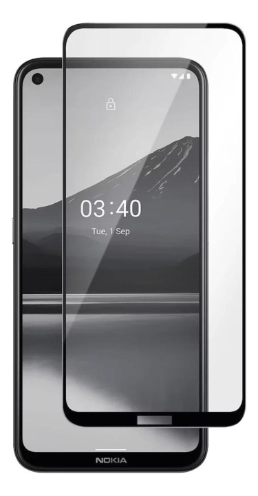 panzer 3.4 Full-fit Glass black i gruppen SMARTPHONE & SURFPLATTOR / Mobilskydd / Nokia/Microsoft hos TP E-commerce Nordic AB (C60631)