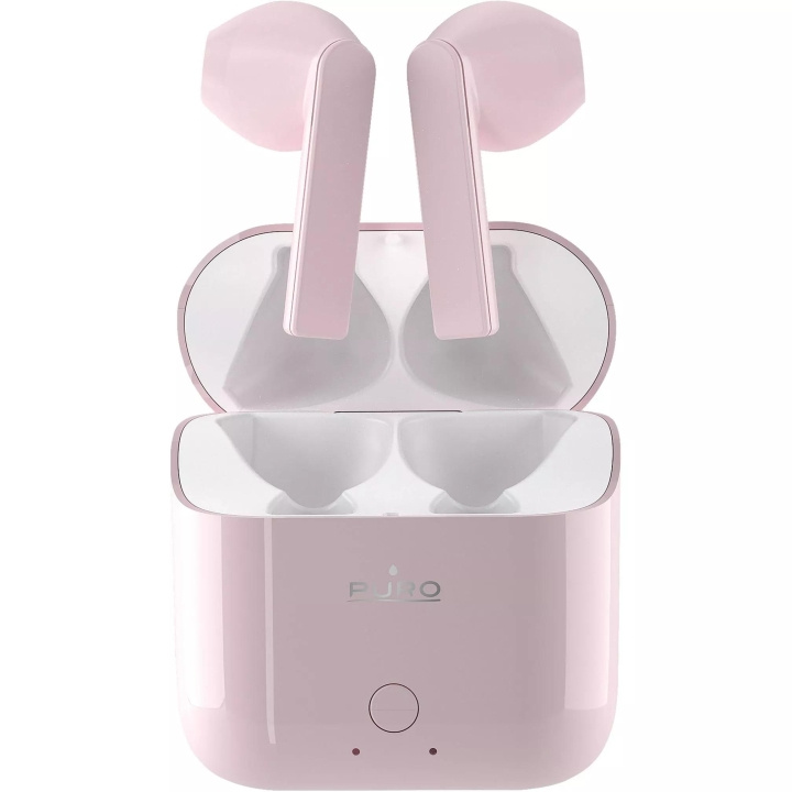 Puro ICON POD, Bluetooth Earphones w/charging case, Rose i gruppen HEMELEKTRONIK / Ljud & Bild / Hörlurar & Tillbehör / Hörlurar hos TP E-commerce Nordic AB (C60699)