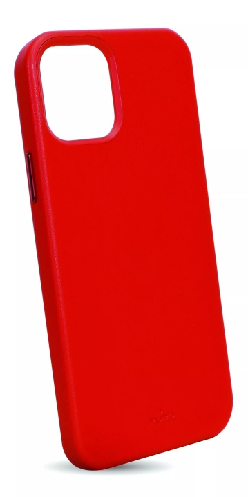 Puro iPhone 12/12 Pro SKY Cover Leather Look, Red i gruppen SMARTPHONE & SURFPLATTOR / Mobilskydd / Apple / iPhone 12/12 Pro / Skal hos TP E-commerce Nordic AB (C60704)