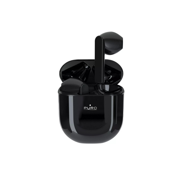 Puro ICON POD 2, Bluetooth Earphones w/char base, Black i gruppen HEMELEKTRONIK / Ljud & Bild / Hörlurar & Tillbehör / Hörlurar hos TP E-commerce Nordic AB (C60741)