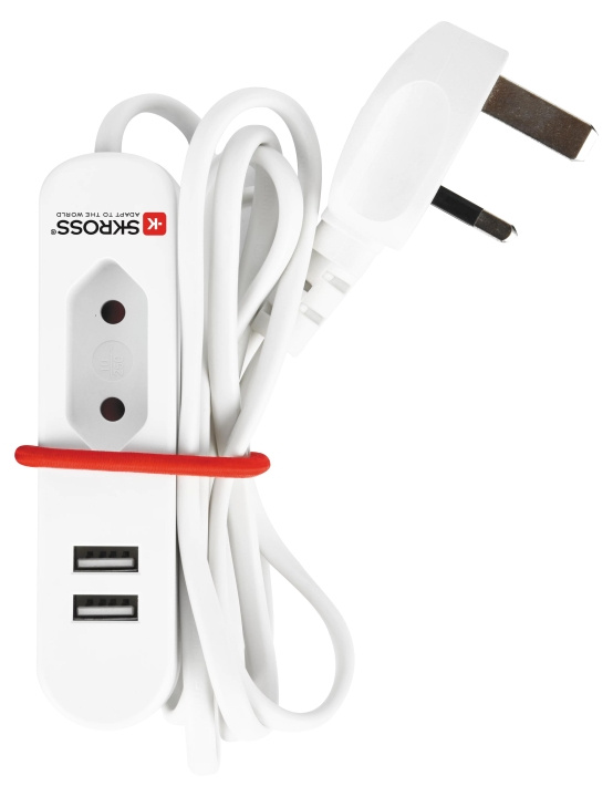 SKROSS Travel Station USB UK i gruppen HEM, HUSHÅLL & TRÄDGÅRD / El & Belysning / Reseadaptrar hos TP E-commerce Nordic AB (C60743)