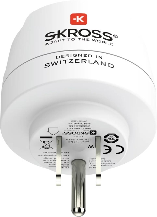 SKROSS Europe to USA - BULK i gruppen HEM, HUSHÅLL & TRÄDGÅRD / El & Belysning / Reseadaptrar hos TP E-commerce Nordic AB (C60744)