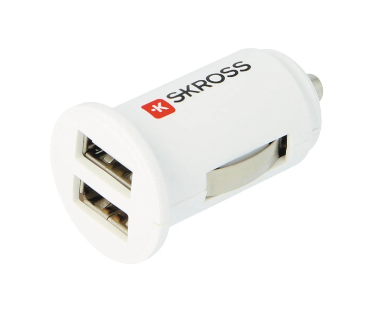 SKROSS Midget Dual USB-billaddare i gruppen SMARTPHONE & SURFPLATTOR / Laddare & Kablar / Billaddare / Billaddare USB hos TP E-commerce Nordic AB (C60756)
