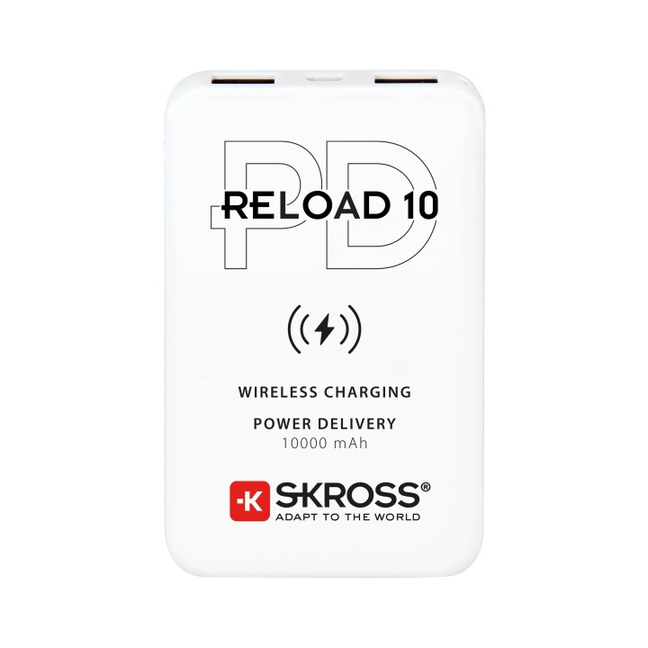 SKROSS Reload 10, Power Bank, Wireless Qi, PD i gruppen SMARTPHONE & SURFPLATTOR / Laddare & Kablar / Powerbanks hos TP E-commerce Nordic AB (C60759)