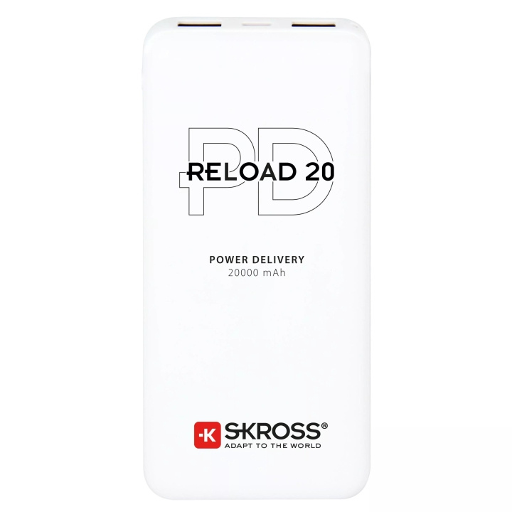 SKROSS Reload 20, Power Bank, PD i gruppen SMARTPHONE & SURFPLATTOR / Laddare & Kablar / Powerbanks hos TP E-commerce Nordic AB (C60760)