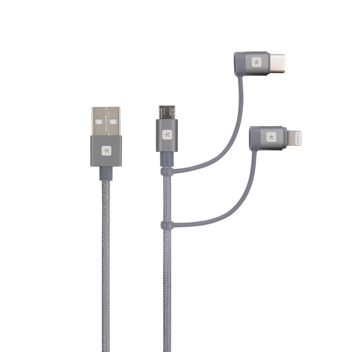 SKROSS 3in1 Cable - 30 cm i gruppen DATORER & KRINGUTRUSTNING / Datorkablar / USB-kablar / USB-C hos TP E-commerce Nordic AB (C60770)