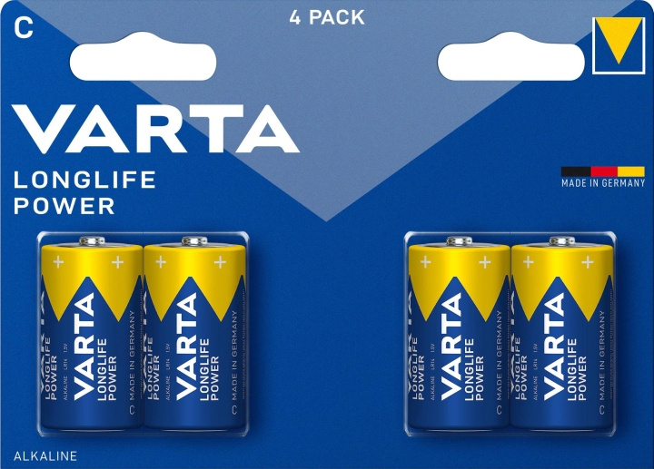 Varta Longlife Power C 4 Pack i gruppen HEMELEKTRONIK / Batterier & Laddare / Batterier / Övriga hos TP E-commerce Nordic AB (C60781)