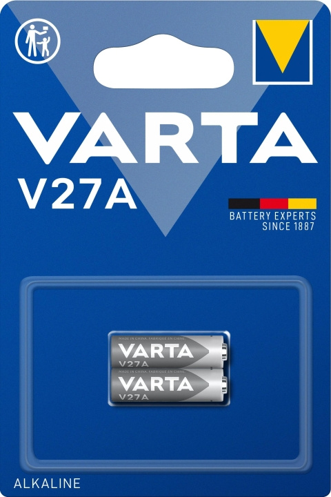 Varta V27A Alkaline Special Battery, 12V, 2 Pack i gruppen HEMELEKTRONIK / Batterier & Laddare / Batterier / Övriga hos TP E-commerce Nordic AB (C60804)