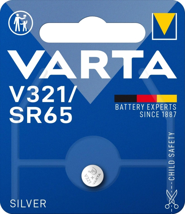 Varta V321/SR65 Silver Coin 1 Pack i gruppen HEMELEKTRONIK / Batterier & Laddare / Batterier / Knappcell hos TP E-commerce Nordic AB (C60806)