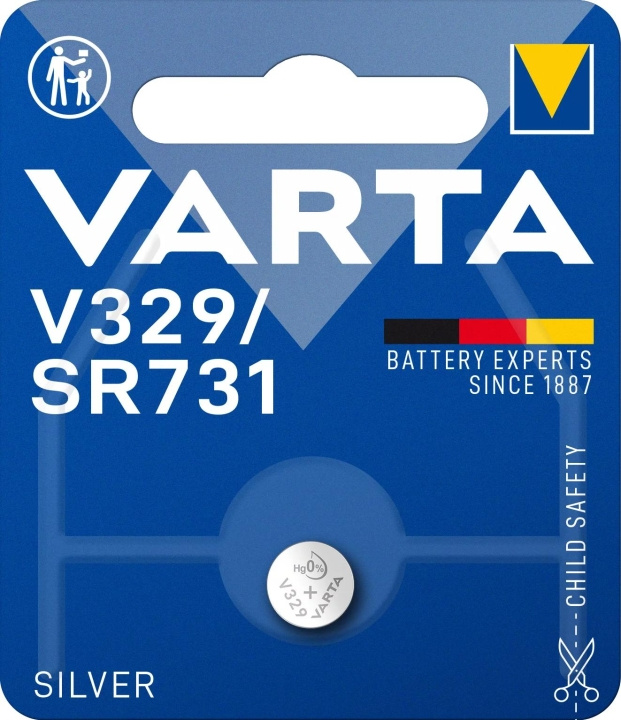 Varta V329/SR731 Silver Coin 1 Pack i gruppen HEMELEKTRONIK / Batterier & Laddare / Batterier / Knappcell hos TP E-commerce Nordic AB (C60807)