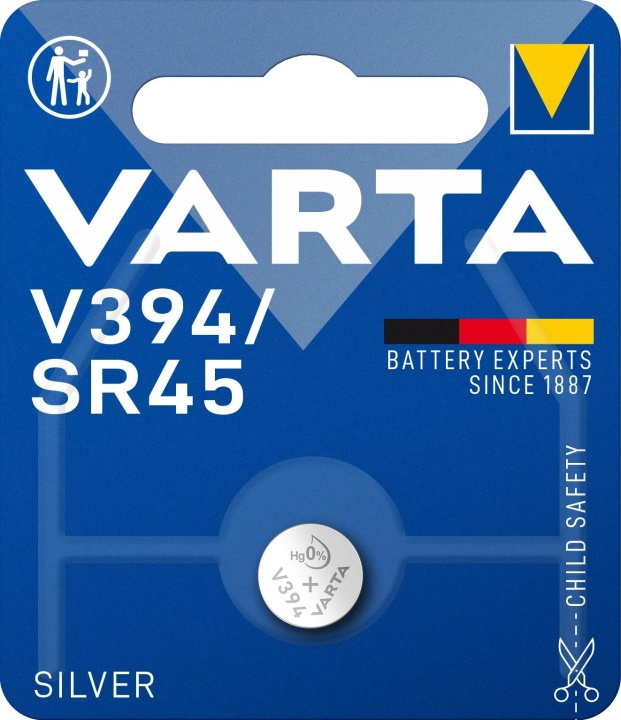 Varta V394/SR45 Silver Coin 1 Pack i gruppen HEMELEKTRONIK / Batterier & Laddare / Batterier / Knappcell hos TP E-commerce Nordic AB (C60813)