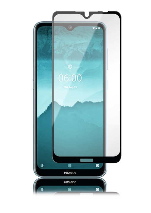 panzer Nokia 6.2/7.2 Full-Fit Glass Black i gruppen SMARTPHONE & SURFPLATTOR / Mobilskydd / Nokia/Microsoft hos TP E-commerce Nordic AB (C60829)