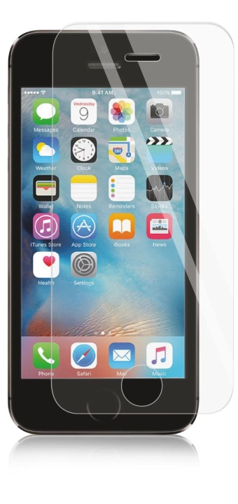 panzer iPhone SE/5S/5, Tempered Glass i gruppen SMARTPHONE & SURFPLATTOR / Mobilskydd / Apple / iPhone 5/5S/SE hos TP E-commerce Nordic AB (C60853)