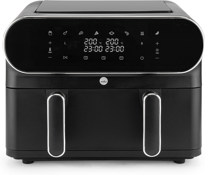 Wilfa AF-2x50 Dual -airfryer i gruppen HEM, HUSHÅLL & TRÄDGÅRD / Hushållsmaskiner / Airfryers & fritöser hos TP E-commerce Nordic AB (C60888)