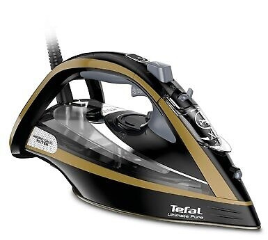 Tefal Ultimate Pure FV9865E0 Ångstrykjärn 3000W Svart Guld i gruppen HEM, HUSHÅLL & TRÄDGÅRD / Klädvård / Strykjärn hos TP E-commerce Nordic AB (C60892)