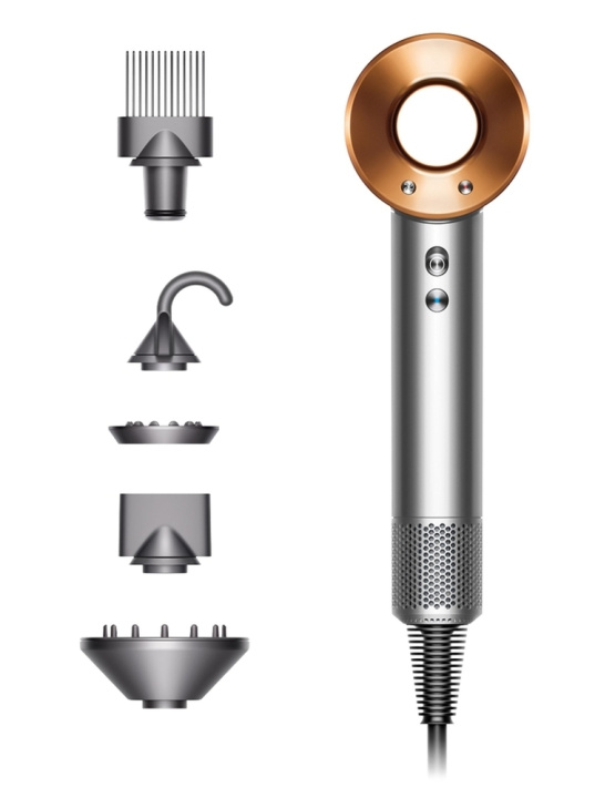 Dyson Supersonic HD07 Nickel/koppar Hårtork i gruppen SKÖNHET & HÄLSA / Hår & Styling / Stylingverktyg / Hårfönar hos TP E-commerce Nordic AB (C60895)