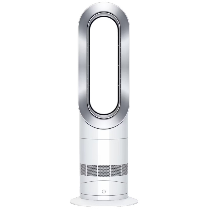 Dyson Hot+Cool Jet Focus AM09 kylfläkt/värmare Golvstående Silver Vit i gruppen HEM, HUSHÅLL & TRÄDGÅRD / Fläktar & Klimatprodukter / Golvfläktar hos TP E-commerce Nordic AB (C60907)