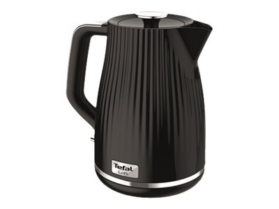 Tefal Loft Vattenkokare 1,7 liter Svart med kromdetaljer i gruppen HEM, HUSHÅLL & TRÄDGÅRD / Hushållsmaskiner / Vatten & Juice / Vattenkokare hos TP E-commerce Nordic AB (C60918)