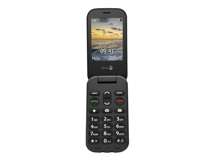 Doro 6040 svart i gruppen SMARTPHONE & SURFPLATTOR / Mobiltelefoner & smartphones hos TP E-commerce Nordic AB (C60927)