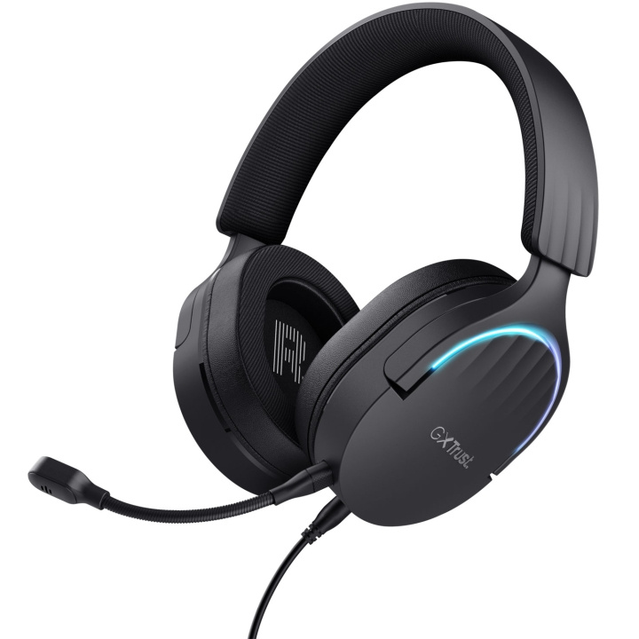 Trust GXT 490 Fayzo Gamingheadset 7.1 USB Eco Svart i gruppen DATORER & KRINGUTRUSTNING / Gaming / Headset hos TP E-commerce Nordic AB (C60965)