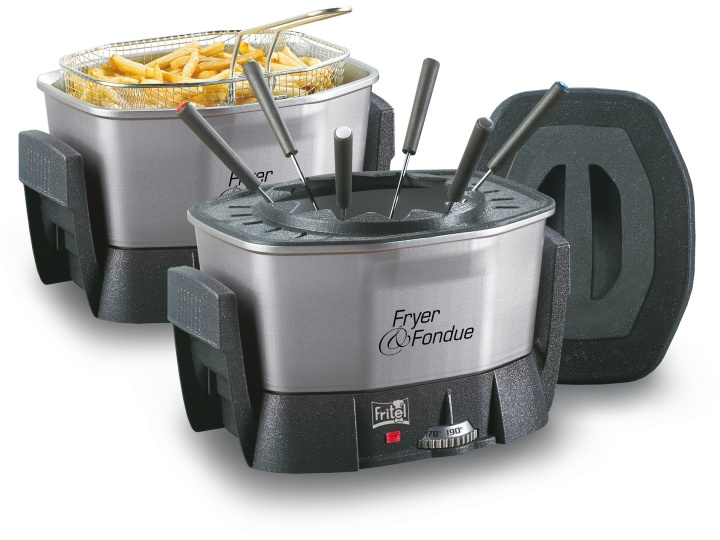 FRITEL Start Fritöskärl / fondue 1,5 liter Svart/grå/silver i gruppen HEM, HUSHÅLL & TRÄDGÅRD / Hushållsmaskiner / Airfryers & fritöser hos TP E-commerce Nordic AB (C61076)