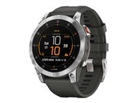 Garmin epix Gen 2 grå silver sportklocka i gruppen SPORT, FRITID & HOBBY / Smartwatch & Aktivitetsarmband / Smartwatches hos TP E-commerce Nordic AB (C61086)