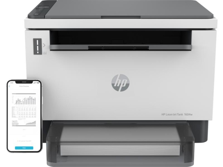 HP LaserJet Tank MFP 1604w-printer i gruppen DATORER & KRINGUTRUSTNING / Skrivare & Tillbehör / Skrivare / 3D-Skrivare & Tillbehör / Skrivare hos TP E-commerce Nordic AB (C61187)