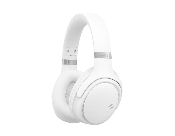 Havit H630BT over-ear BT Hörlurar, Vit,Silver i gruppen HEMELEKTRONIK / Ljud & Bild / Hörlurar & Tillbehör / Hörlurar hos TP E-commerce Nordic AB (C61204)