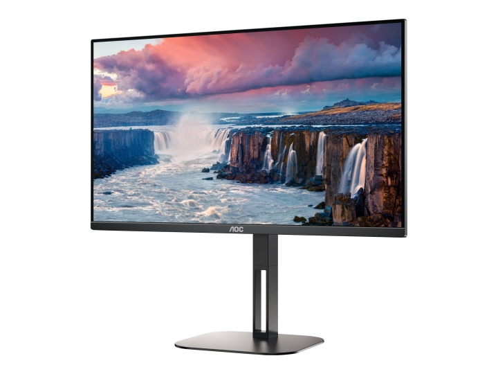 AOC Value-line 24V5C/BK 24 1920 x 1080 (Full HD) HDMI DisplayPort USB-C 75Hz dockningsskärm i gruppen DATORER & KRINGUTRUSTNING / Datorskärmar & Tillbehör / Datorskärmar hos TP E-commerce Nordic AB (C61293)