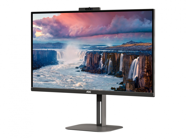 AOC Value-line Q27V5CW/BK 27 2560 x 1440 (2K) HDMI DisplayPort USB-C 75Hz dockningsskärm i gruppen DATORER & KRINGUTRUSTNING / Datorskärmar & Tillbehör / Datorskärmar hos TP E-commerce Nordic AB (C61294)