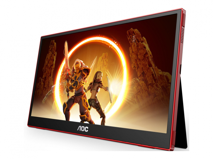 AOC Gaming 16G3 15.6 1920 x 1080 (Full HD) USB-C 3.2 HDMI Micro HDMI 144Hz i gruppen DATORER & KRINGUTRUSTNING / Datorskärmar & Tillbehör / Datorskärmar hos TP E-commerce Nordic AB (C61364)
