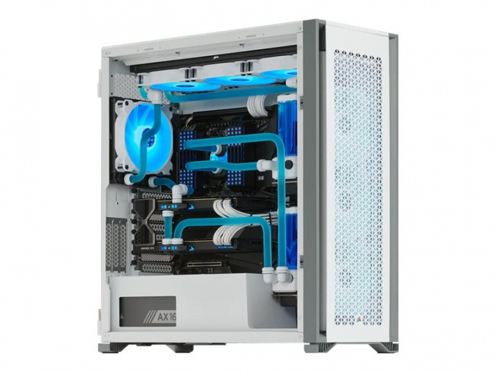 Corsair 7000D AIRFLOW Tower Extended ATX Ingen strömförsörjning Vit i gruppen DATORER & KRINGUTRUSTNING / Datorkomponenter / Datorchassi hos TP E-commerce Nordic AB (C61370)