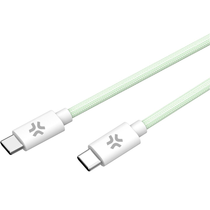Celly USB-C - USB-C-kabel 60W 1,5 m Grön i gruppen SMARTPHONE & SURFPLATTOR / Laddare & Kablar / Kablar / Kablar Typ C hos TP E-commerce Nordic AB (C61394)