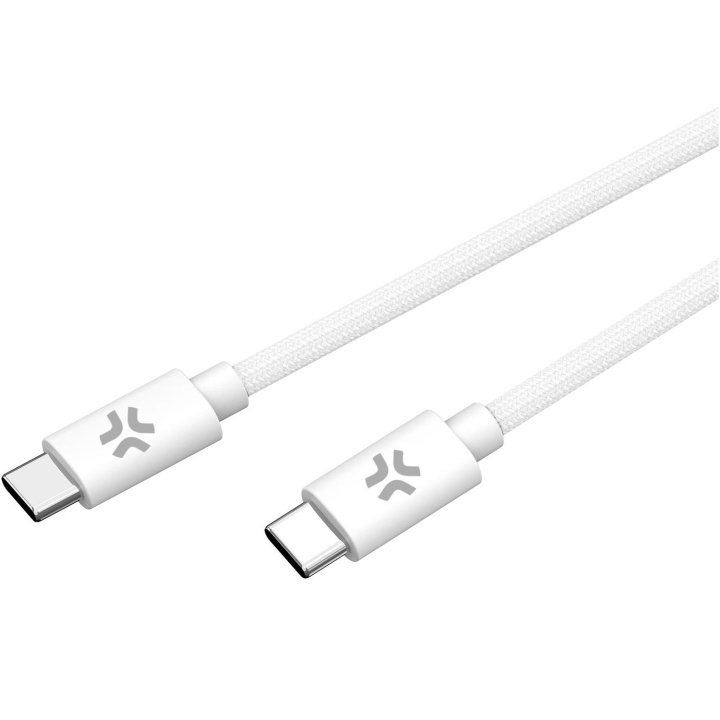 Celly USB-C - USB-C-kabel 60W 1,5 m Vit i gruppen SMARTPHONE & SURFPLATTOR / Laddare & Kablar / Kablar / Kablar Typ C hos TP E-commerce Nordic AB (C61397)